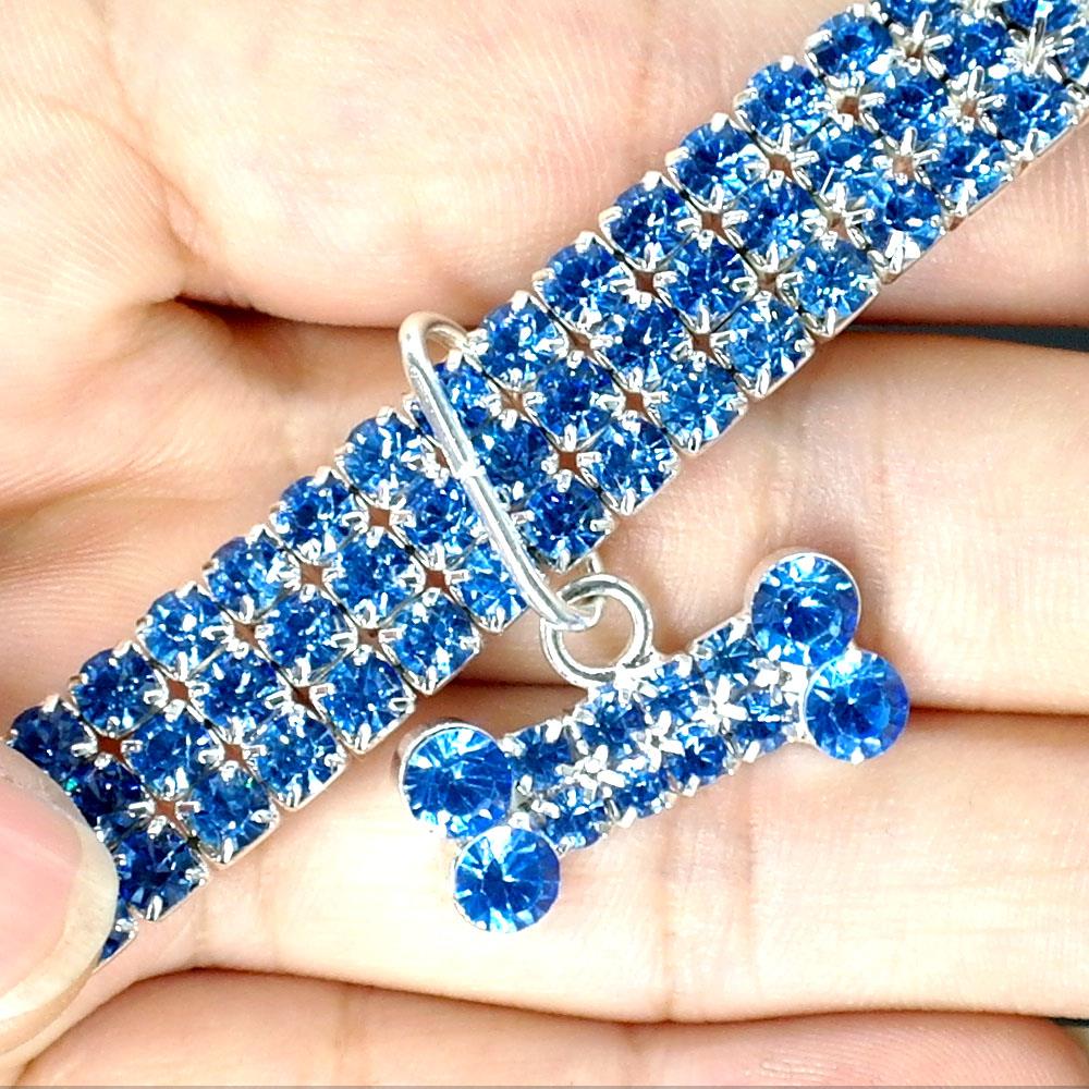 High Quality Bling Rhinestone Crystal Dog or Cat Collar Puppy Kitten Crystal diamond