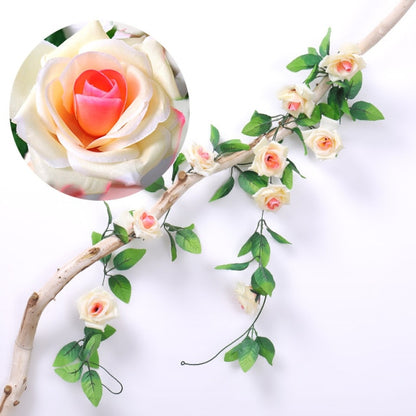 235cm Silk Roses Ivy flower Vine Artificial Flowers