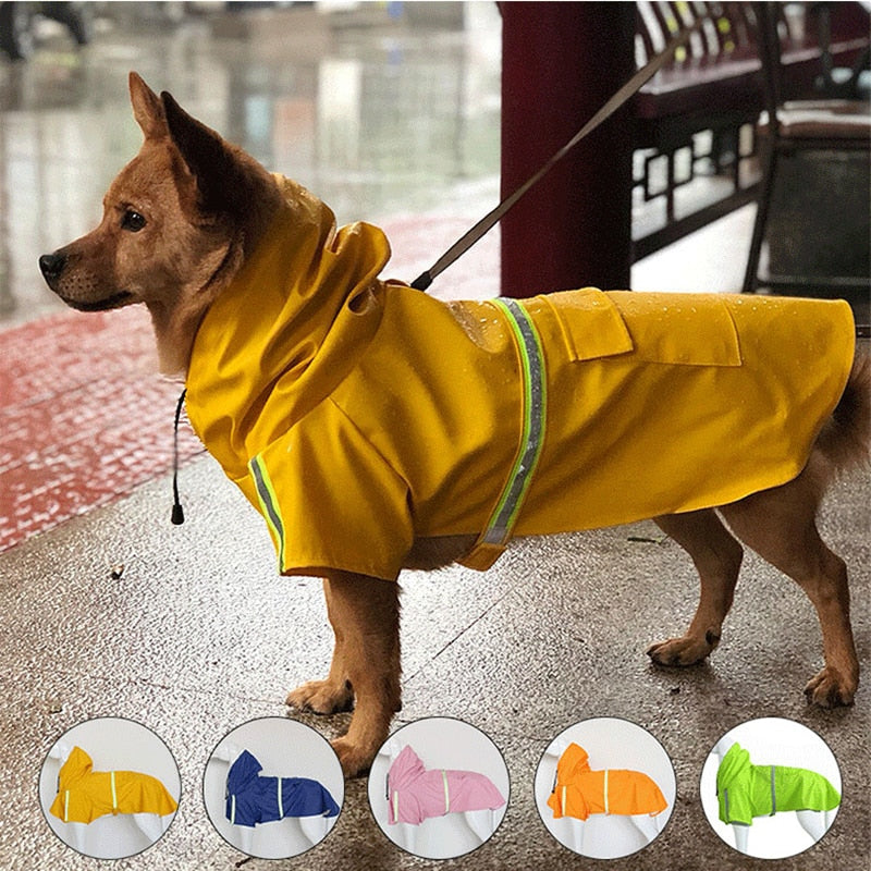 Raincoats Reflective Small Large Dogs
