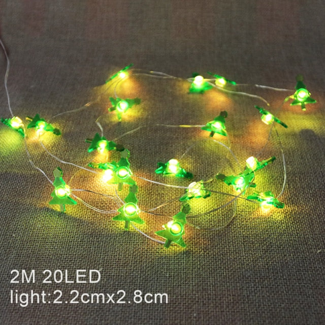 Santa Claus Christmas Tree LED String Lights