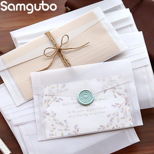 Custom Transparent Envelope Translucent Paper