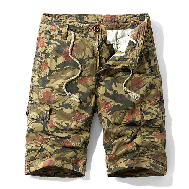 Summer Camouflage Tactical Cargo Shorts