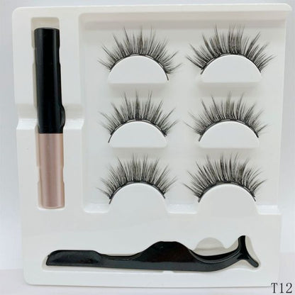 Beauty 3Pairs Magnetic Faux Cils Eyelash