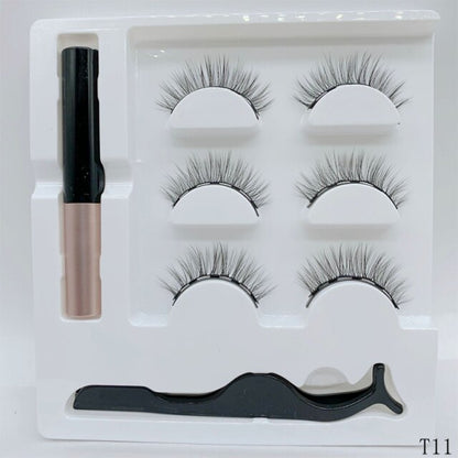 Beauty 3Pairs Magnetic Faux Cils Eyelash