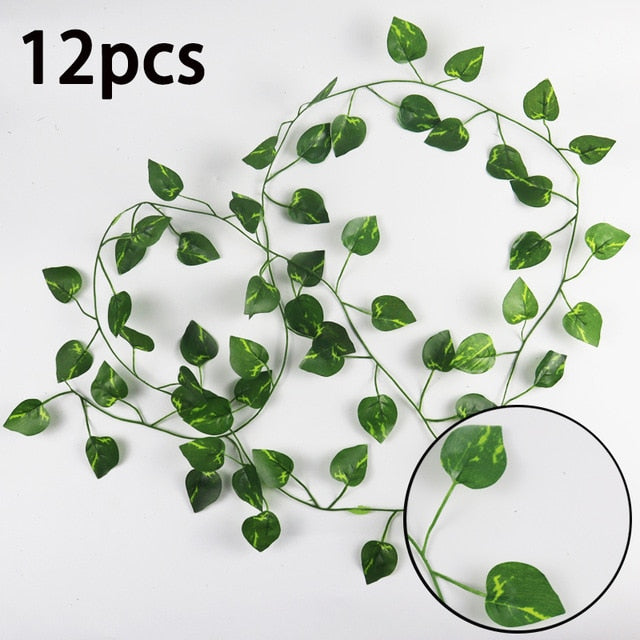 Artificial Plants LED Ivy Garland Fake Leaf Vines