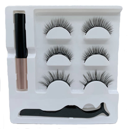 Beauty 3Pairs Magnetic Faux Cils Eyelash