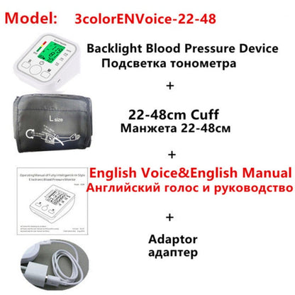 Arm Automatic Blood Pressure Monitor Health Product