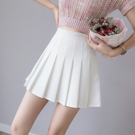 Sexy Women Pleated Skirt Summer