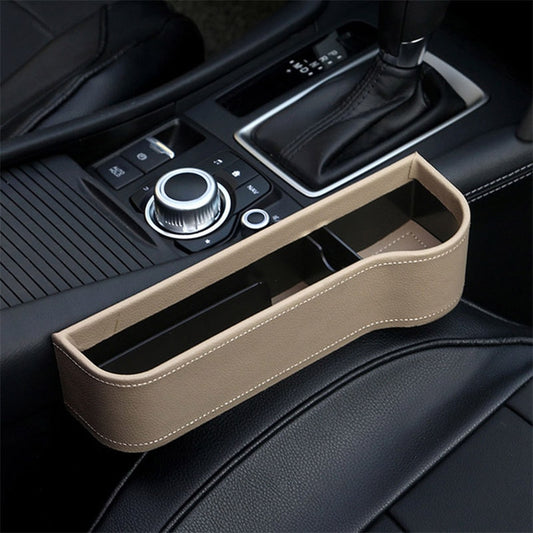 Leather Car Cup Holder Seat Organizer
