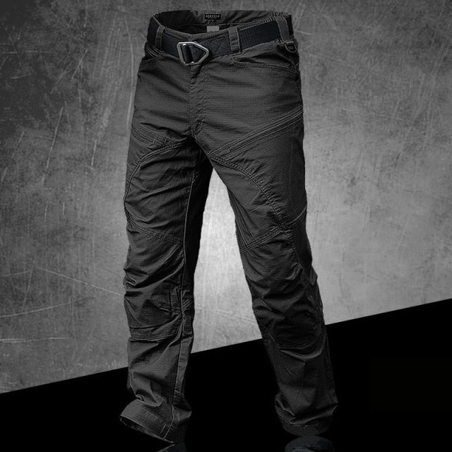 Cargo Pants Men Khaki Black Camouflage