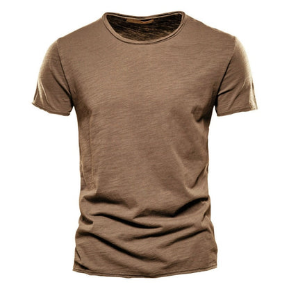 Men T-shirt V-neck Fashion Design Slim Fit