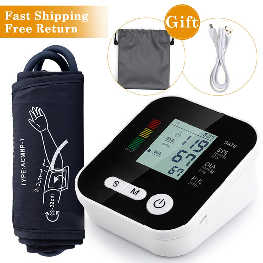 Electric Upper Arm Blood Pressure Monitor Health Product