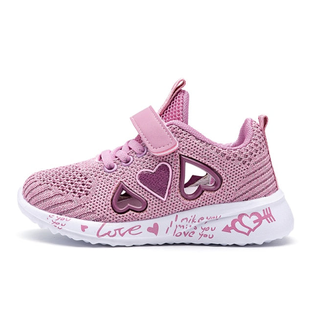 Girls Casual Shoes Light Mesh Sneakers