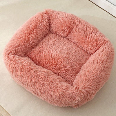 Square Dog Beds Long Plush