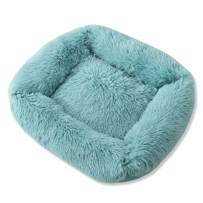 Square Dog Beds Long Plush