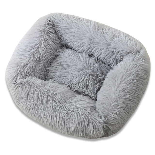 Square Dog Beds Long Plush