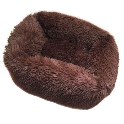 Square Dog Beds Long Plush