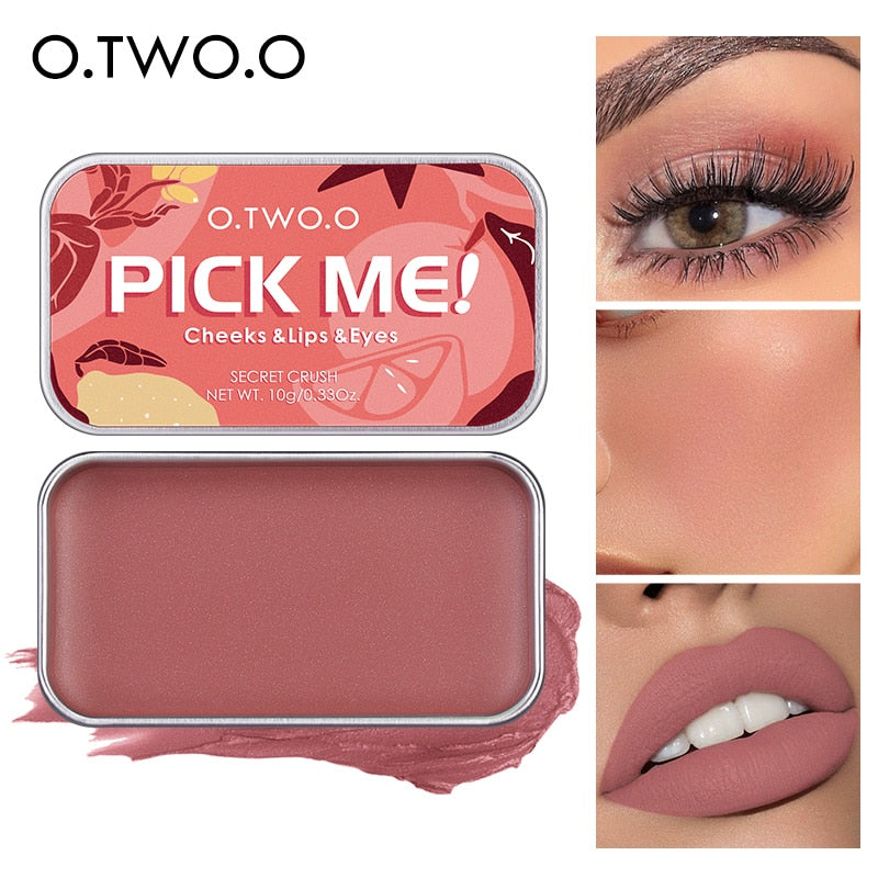 Beauty Makeup Palette 3 IN 1 Lipstick Blush