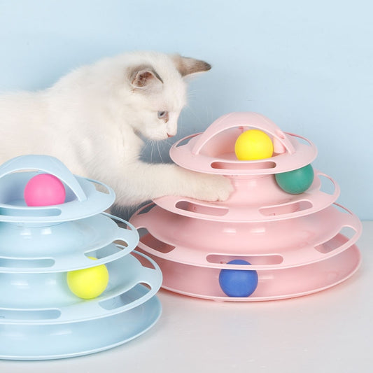 Cat Toy Tower Tracks Interactive Training